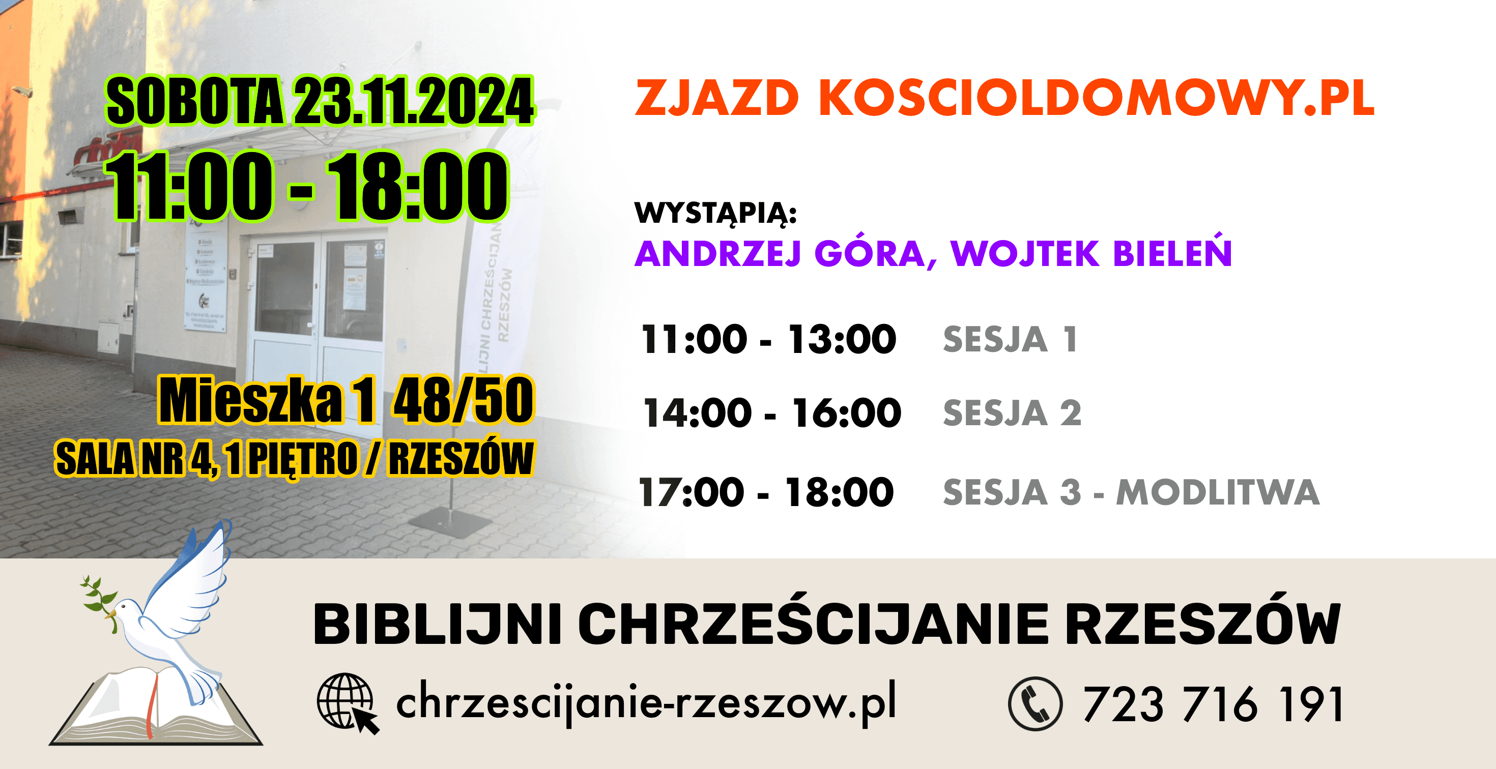 Zjazd koscioldomowy.pl: Rzeszów i okolice, Kraków, Rabka Zdrój
